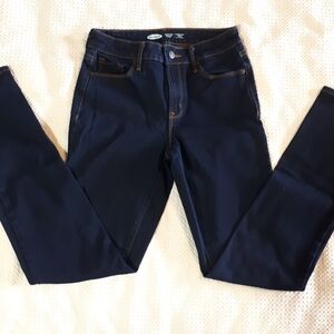 Old Navy Power Slim Straight Size 2 Tall Dark Wash